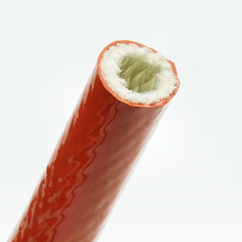 高温玻璃纤维防火套管，带硅橡胶涂层
